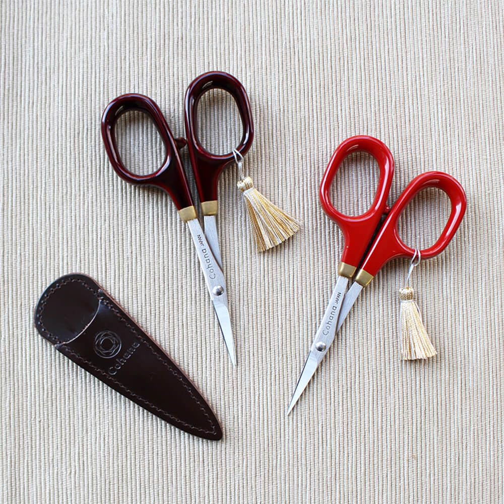 Cohana Forbici con lacca d'oro 10,5 cm Marrone - 1 Pezzo