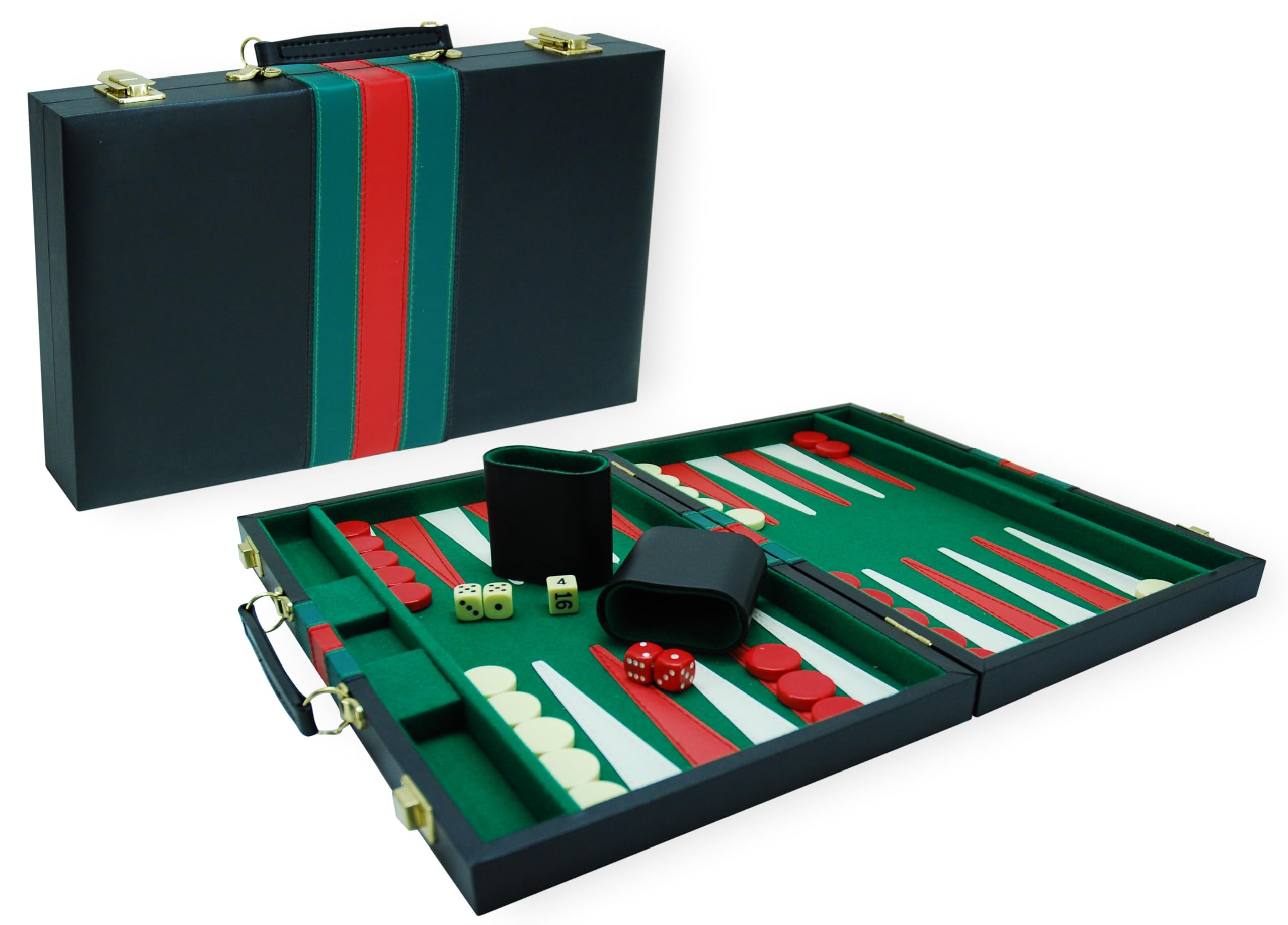 15" Vinyl backgammon folding case