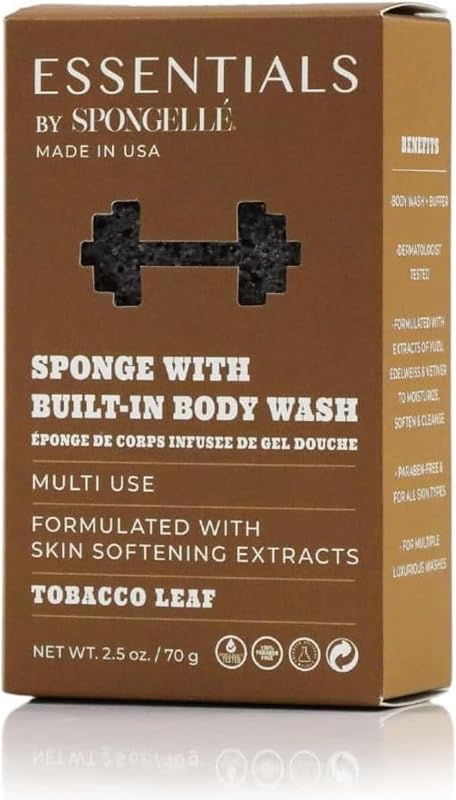 Esponja de banho SPONGELLÉ Tobacco Leaf