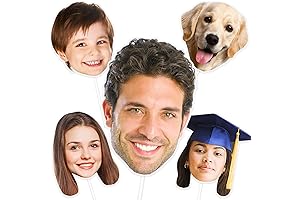 Personalized Face Fans on a Stick for Memorable Celebrations