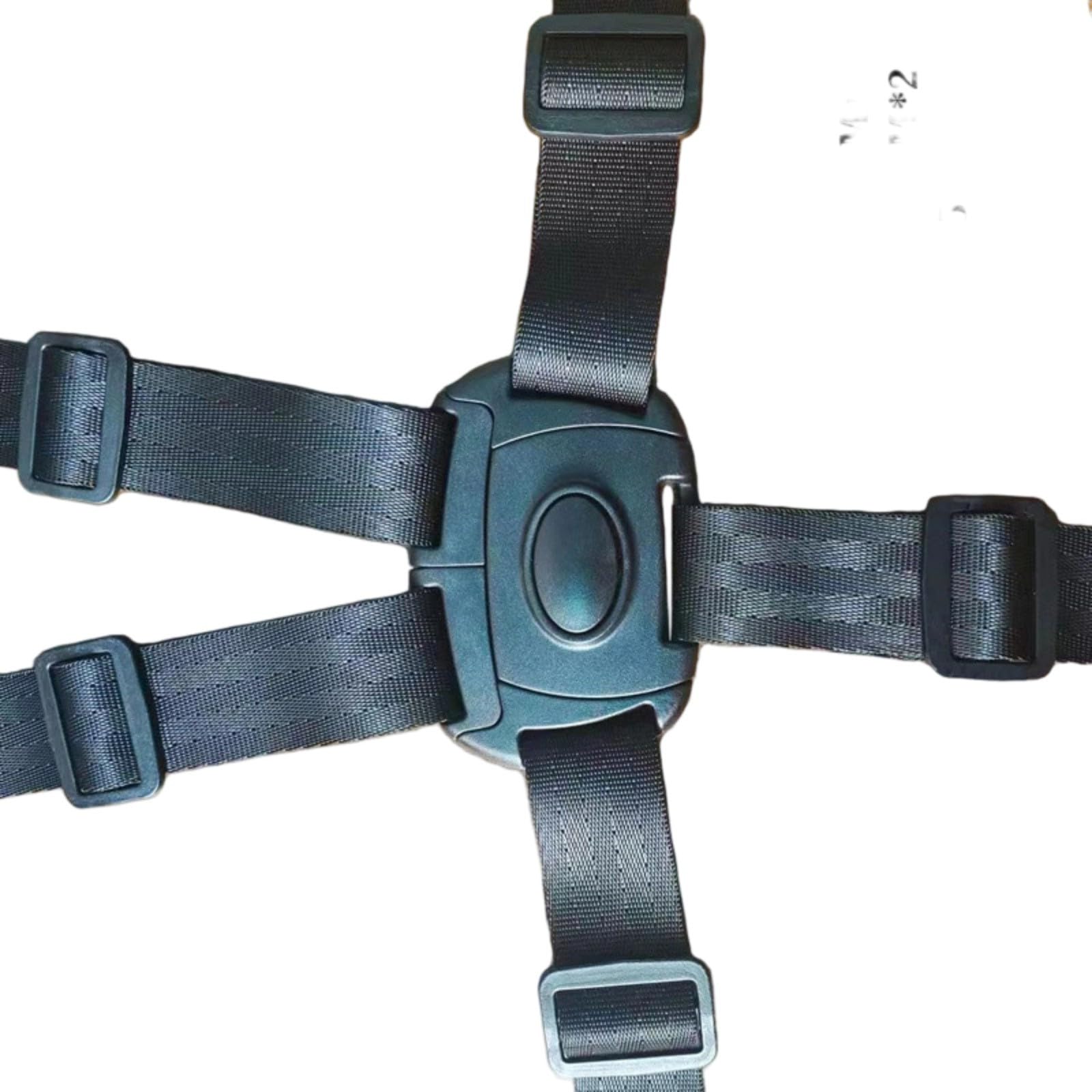 Ergonomic 5 Point Adjustable Baby Harness for High Chairs Strollers and Boosters Seats Ensures Maximumly Security Baby Harness