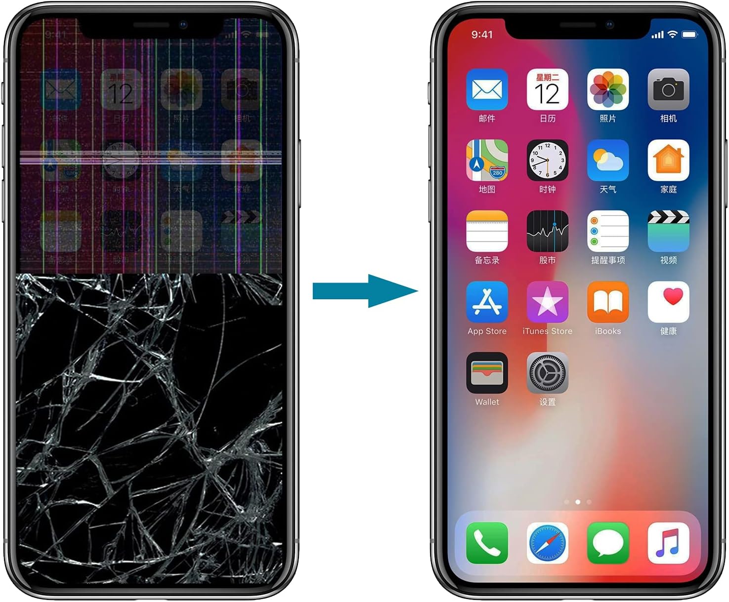 csbhbin for iphone 1212 pro screen replacement kit 6 1 inch for iphone 1212 pro lcd display digitizer touch screen assembly with repair black