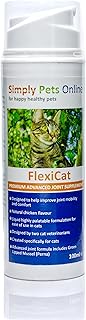 FlexiCat Gel Joint Supplement for Cats - 100ml | High Strength Glucosamine, MSM - Liquid Gel Cat Joint Support for Mobility & Flexibility - 100 ml