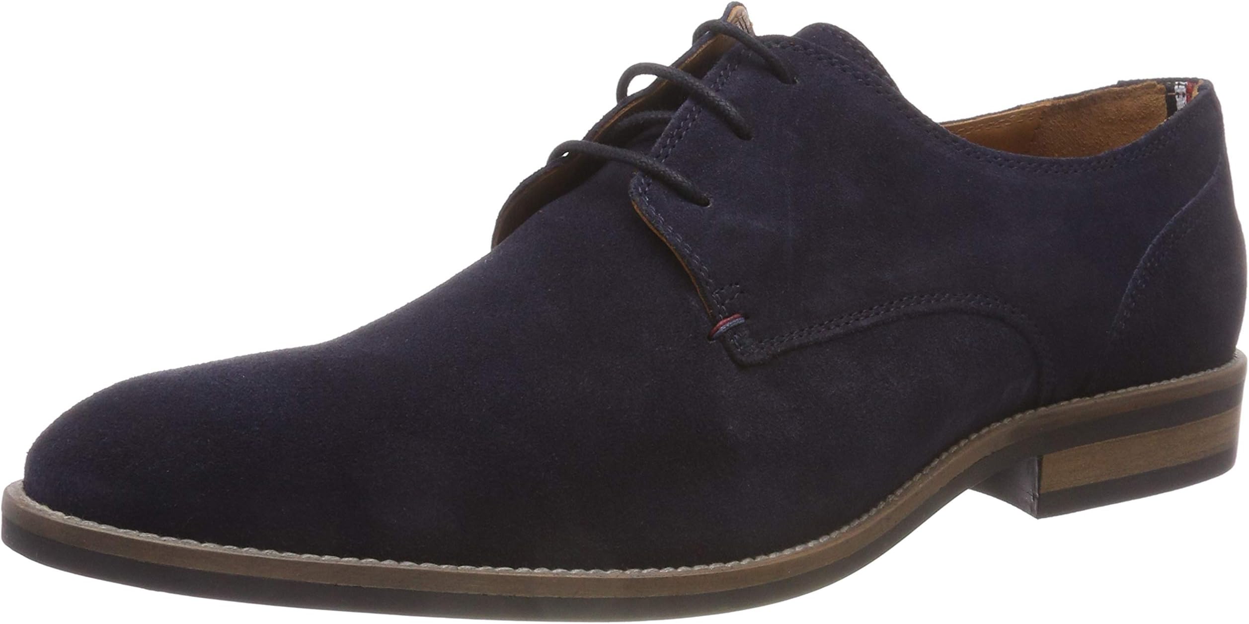 Tommy Hilfiger Men's Essential Suede Lace Up Derby Oxfords