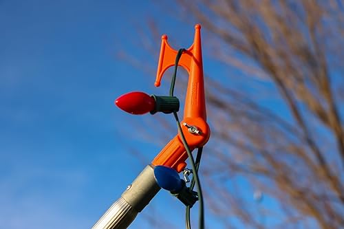 Miniatura 8 de Gancho Práctico EZ SMART, Gancho Utilitario Multiusos, Codo Ajustable, Se Atornilla a la Barra de Extensión de Rosca Estándar para Colgar Comederos