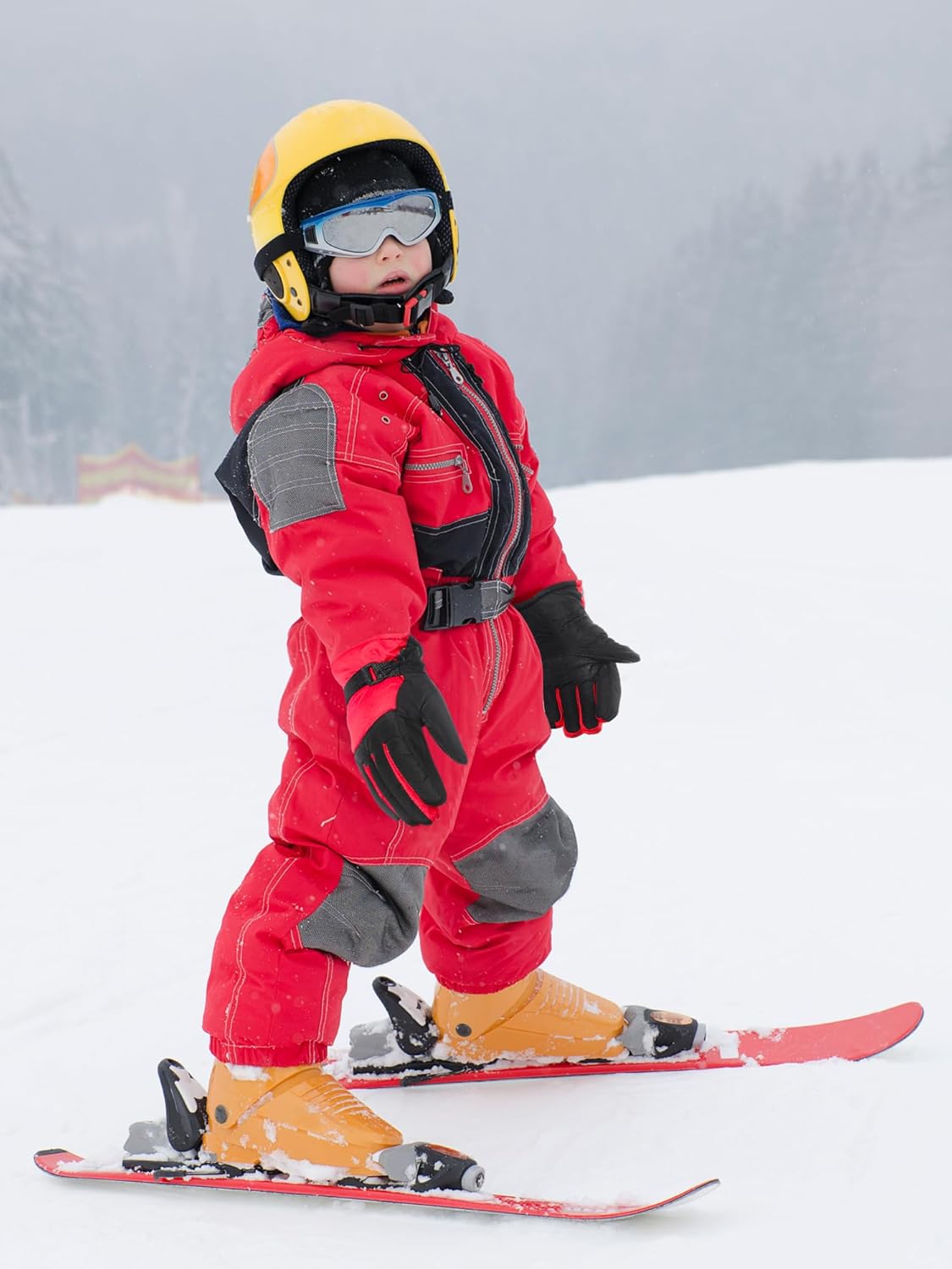 Geyoga 3 Pairs Kids Winter Ski Gloves Waterproof Snow Mittens Windproof Warm Gloves for Girls Boys Cold Weather - Image 2