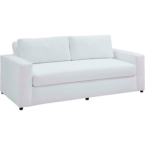Modway EEI-6185-DWH Avendale Velvet Sofa, Dove White