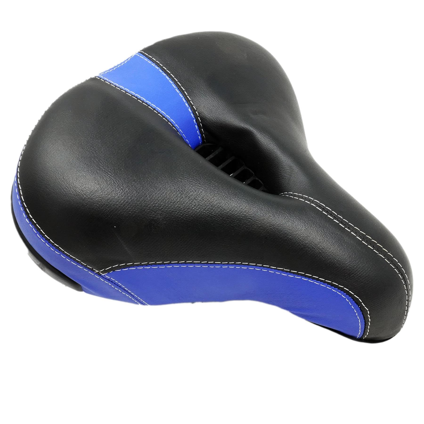 Laxzo ® Bike Seat, Bicycle Saddle Comfortable Soft Wide Saddle Cushion Pad Waterproof For Men Women Shockproof Spring Seat For MTB/Cruiser/Folding/Road/Spining Exercise Bikes