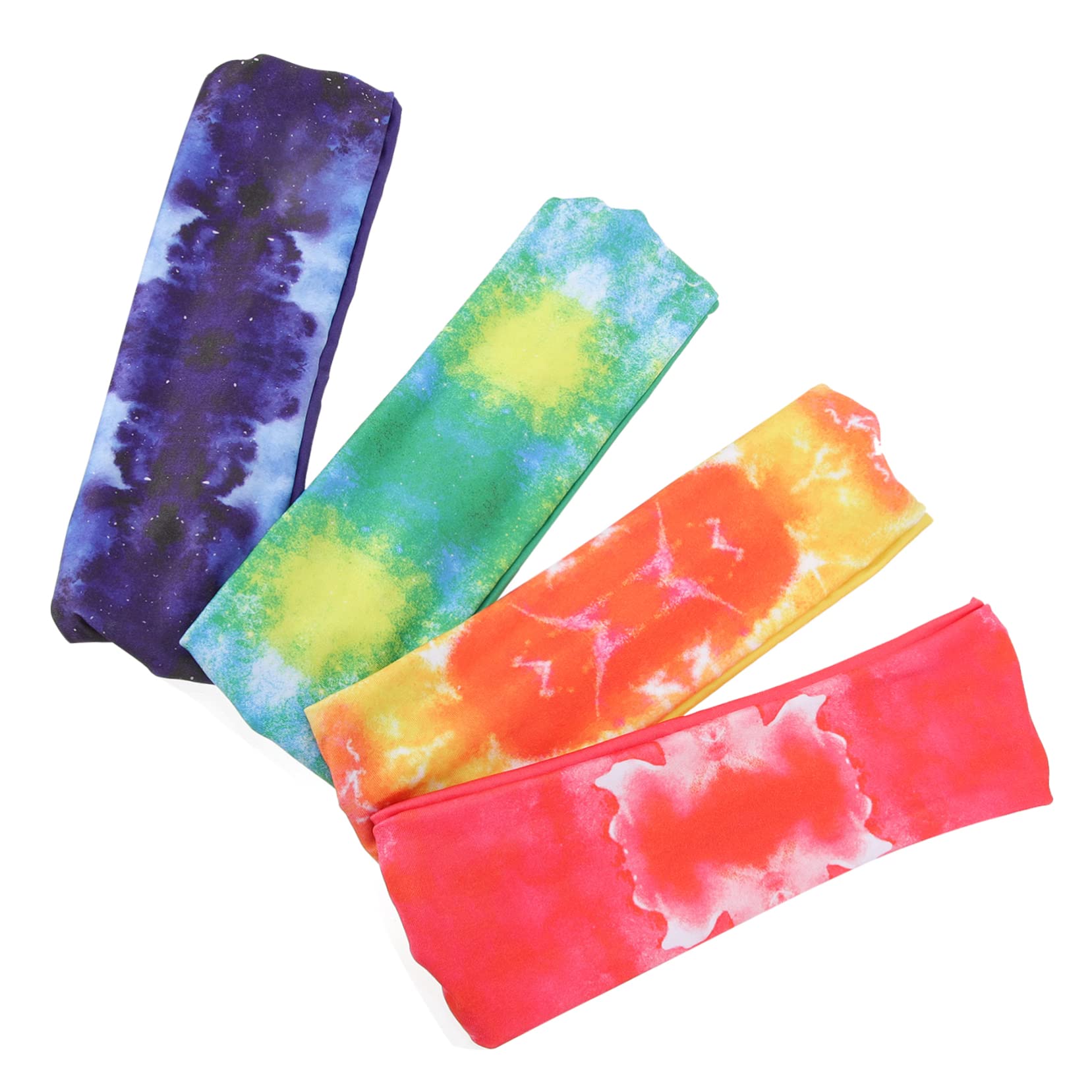 4sets Schweiß Bands Stirnband Für Frauen Yoga Wrap Elastische Workout Wrap Haarband 4 Stücke * 4