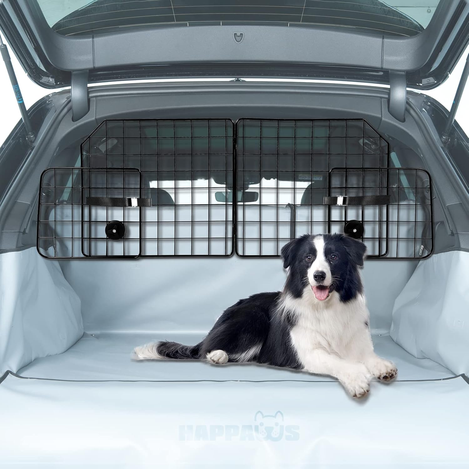 HAPPAWS Dog Car Barrier Pet Barrier for SUV, Truck& More