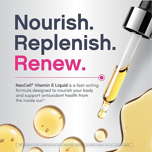 Miniatura 6 de NeoCell Aceite de vitamina E 30000iu  2.5 onzas líquidas  Grado ingestible y tópico  Fórmula de acción rápida  para piel, cabello y cara