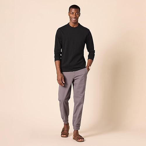 Miniatura 5 de Tienda Essentials Camisa de manga larga ajustada para hombre, estilo bolsillo y sin bolsillo