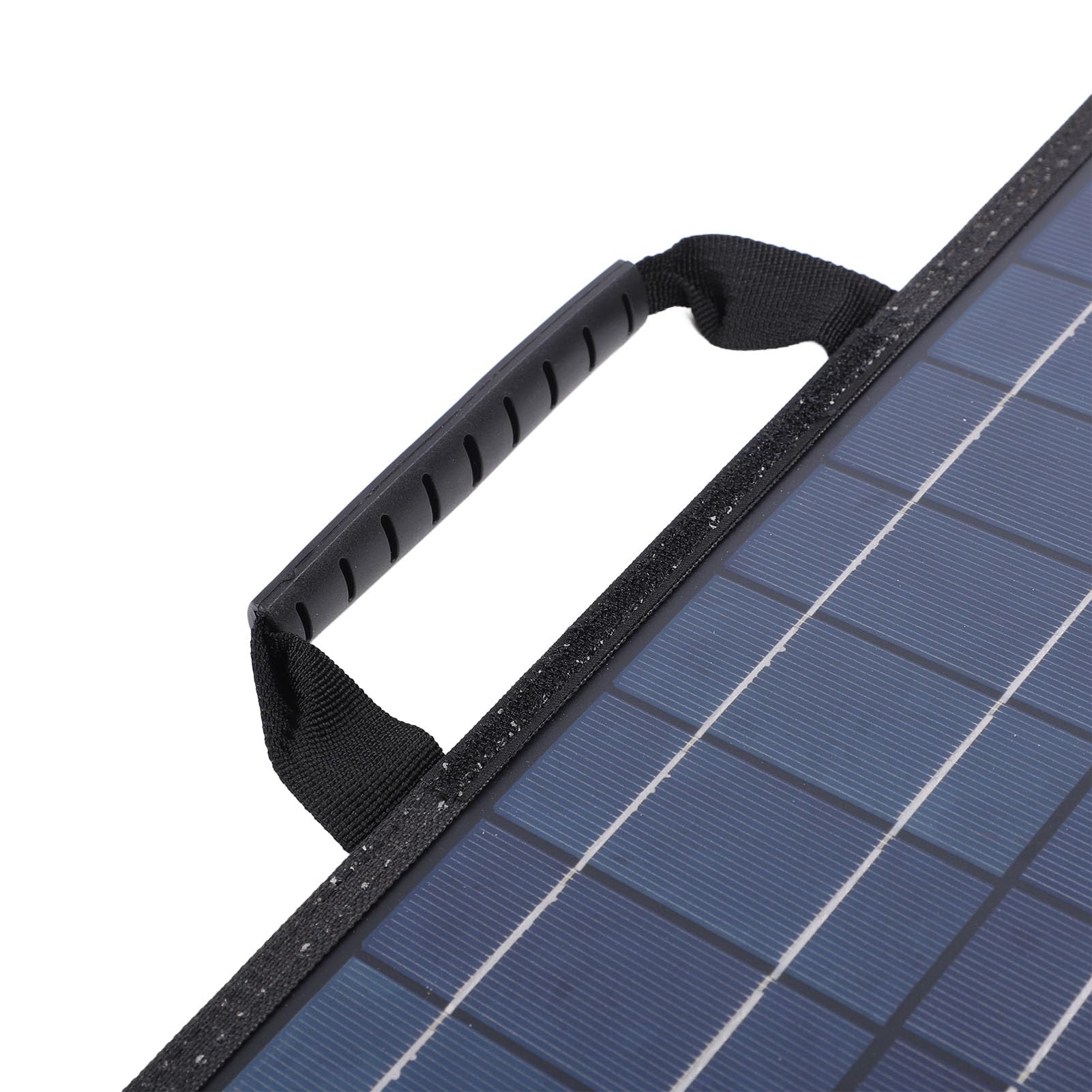 Pannello Solare, Kit Caricabatterie Solare Portatile Pieghevole da 80 W 12 V con Clamp/Holder per Batteria e Doppie Porte USB, Caricabatterie per Uso in Campeggio all'aperto