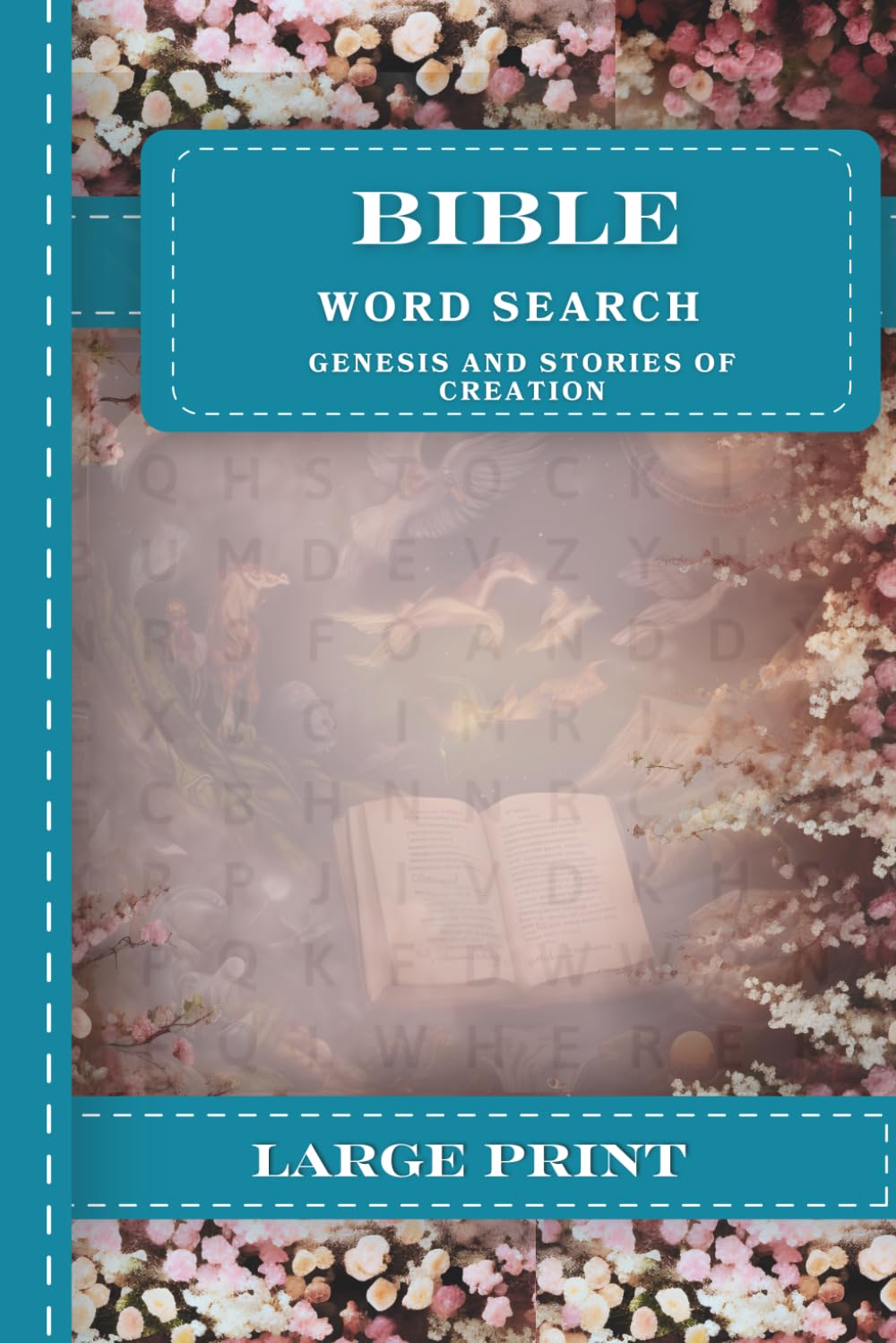Large Print Bible Word Search : Word Find Book Of Genesis And Stories For Teens,Adults And Seniors