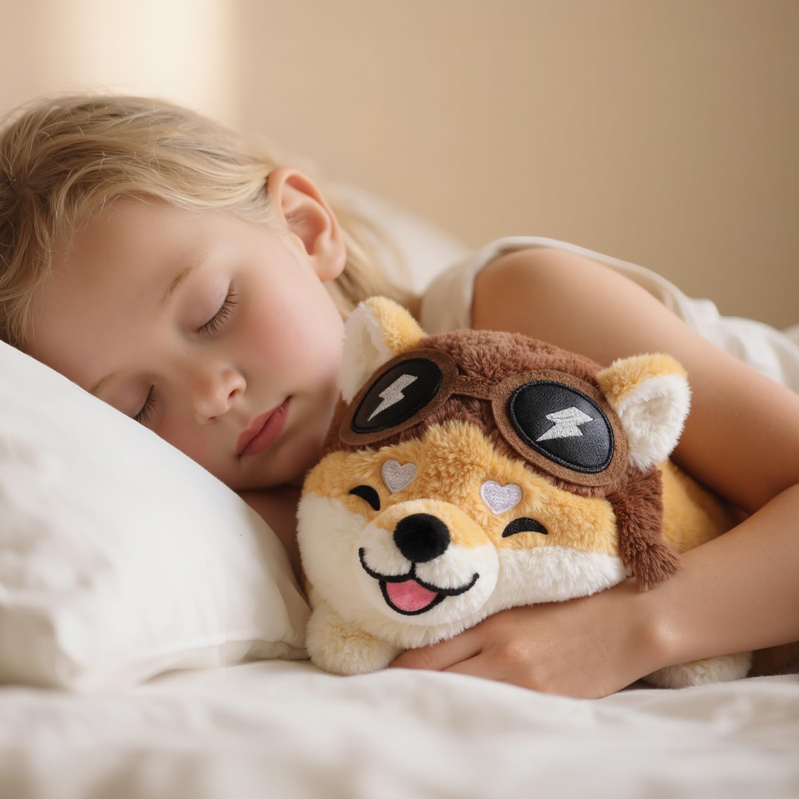 Pupazzo di Peluche Shiba Inu, Cuscino Cane Morbido da Abbracciare, Giocattolo Kawaii Anime Plush, Idea Regalo per Bambini, Ragazzi e Adulti (14 Pollici)