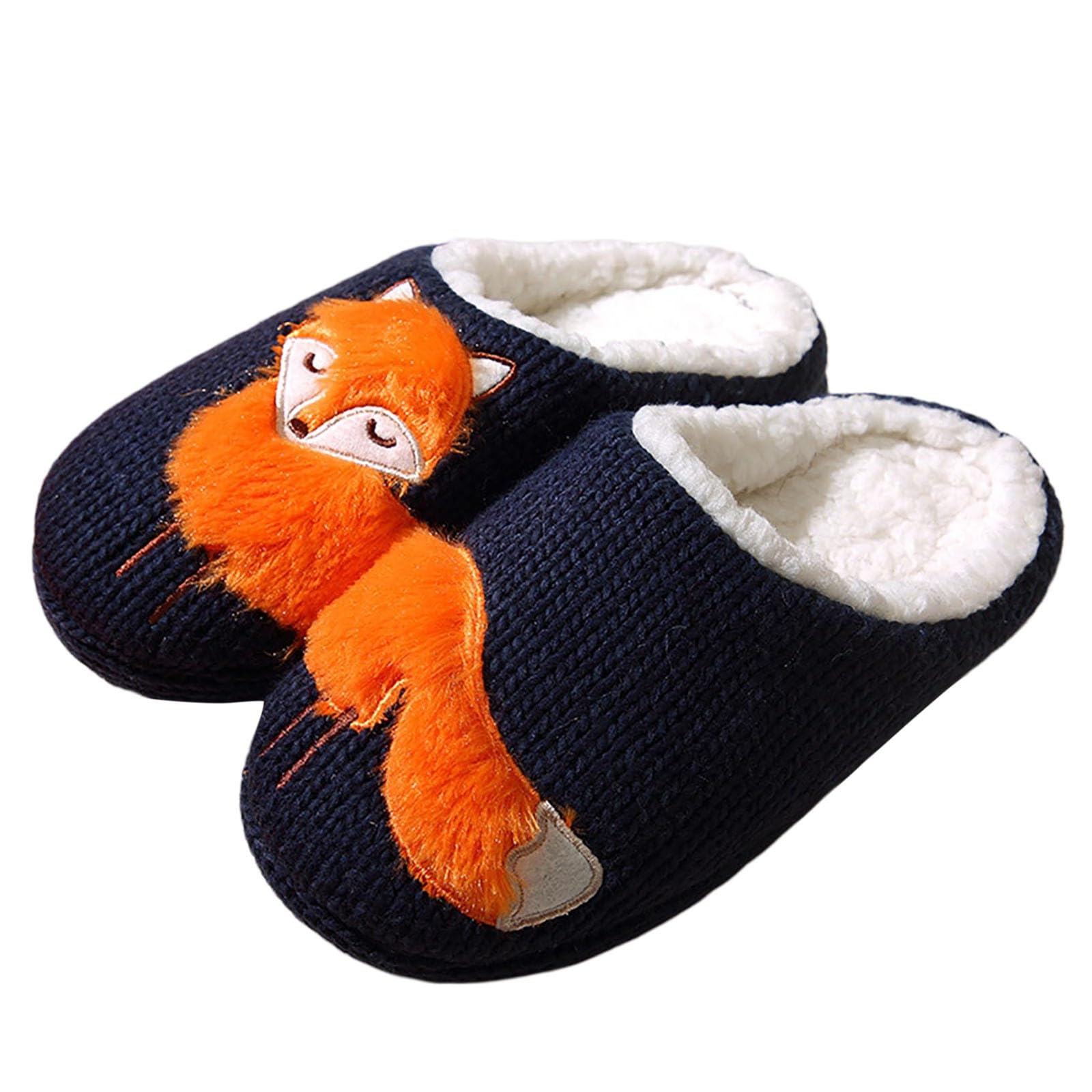 Pantuflas de invierno para mujer, diseño de animales, cálidas, cómodas, para el hogar
