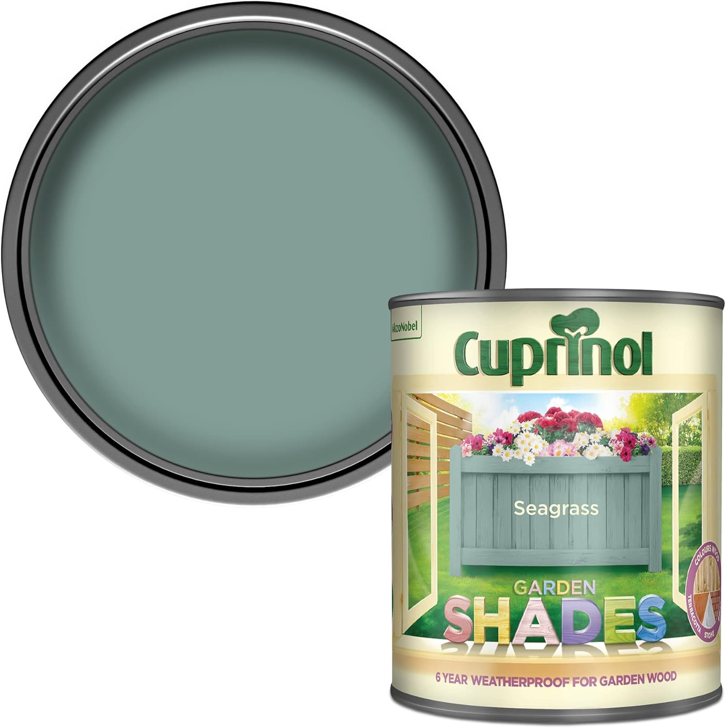 Cuprinol Garden Shades Exterior Woodcare, Seagrass Amazon.co.uk DIY