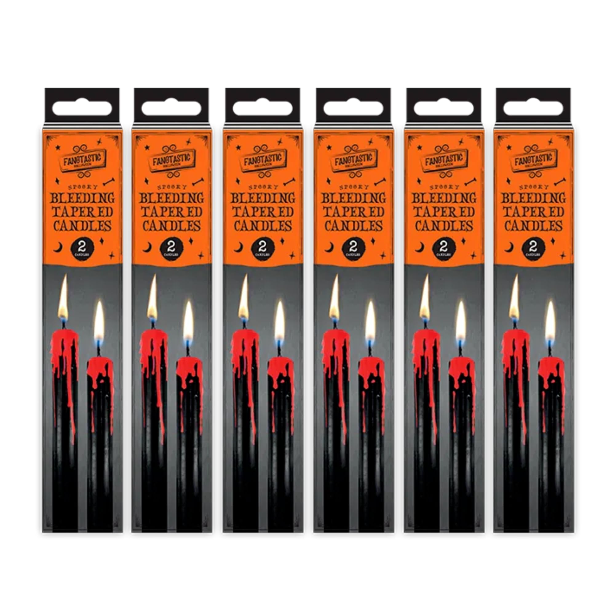Vampire Tears Wax Candles Black Bleeding Blood Tapered Gothic Rituals Halloween Party Candle (12)