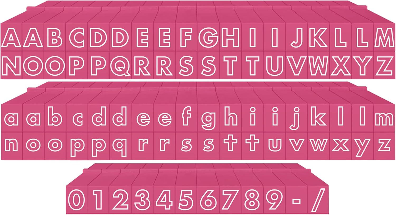 Large 84 Piece Futura Outline Pegz Connectable Stamps Bundle Arts, Crafts & Sewing