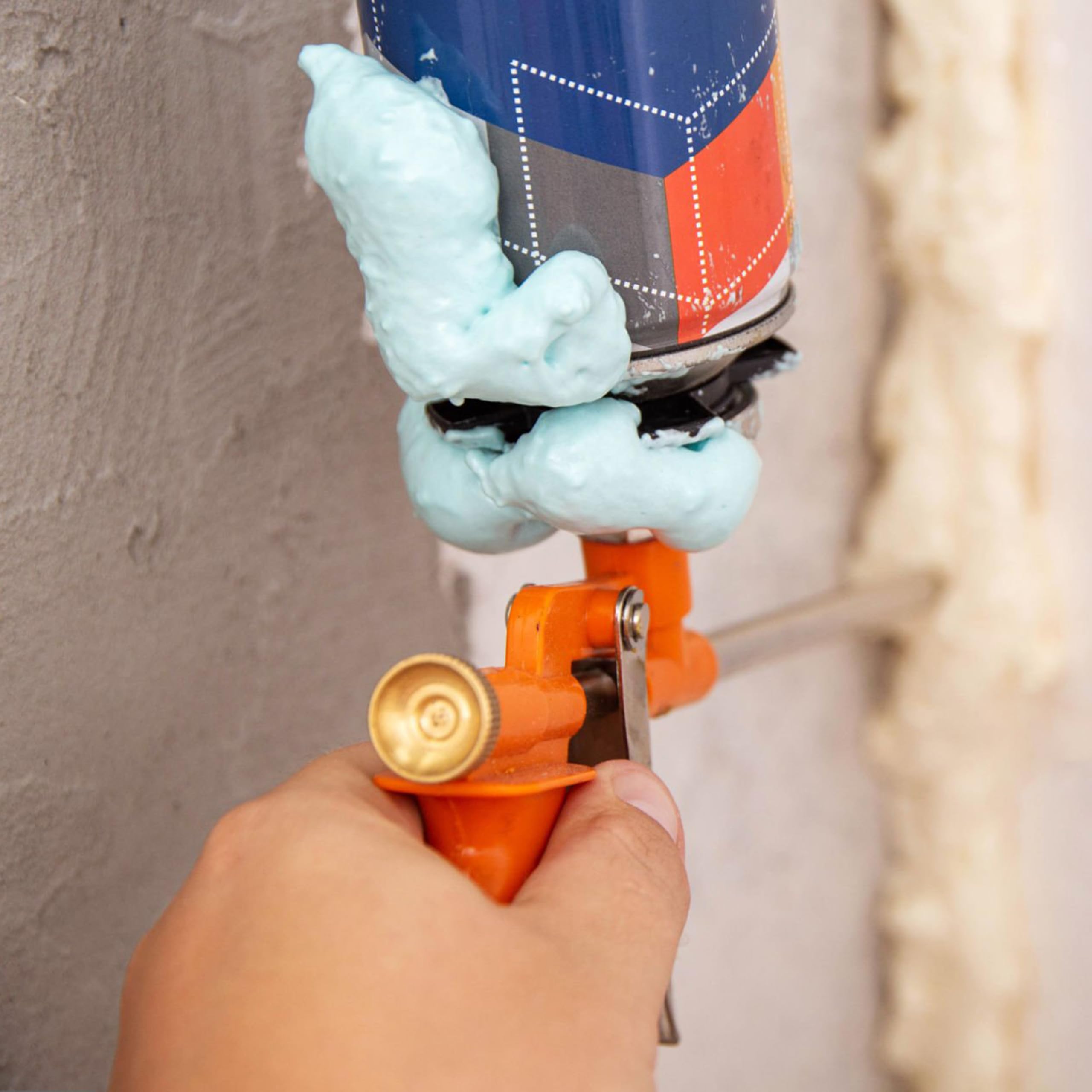 Retoo Pistola a schiuma in plastica per 1 componente, bombolette di schiuma, pistola in poliuretano per una lavorazione efficace della schiuma di pistola, per riempimento, isolamento e isolamento