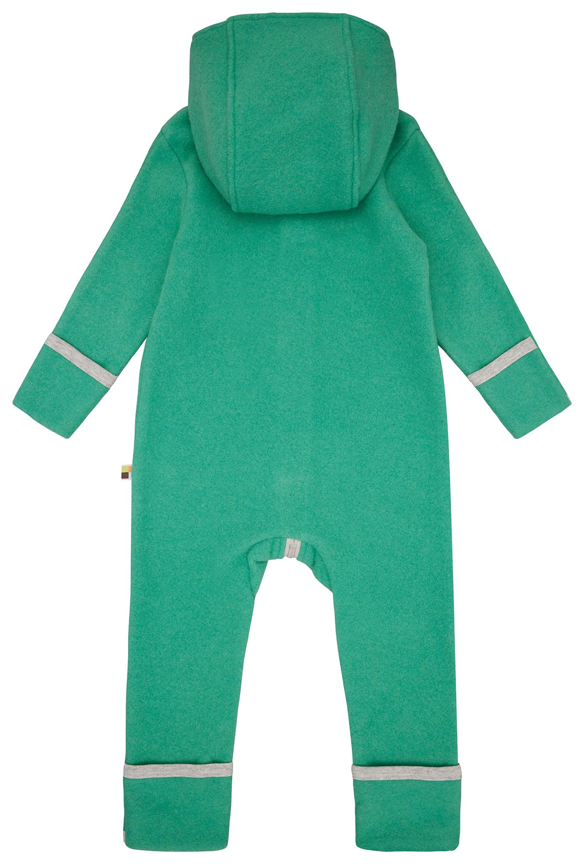 loud + proud Unisex Baby Wollfleece, Gots Zertifiziert Fleeceoverall