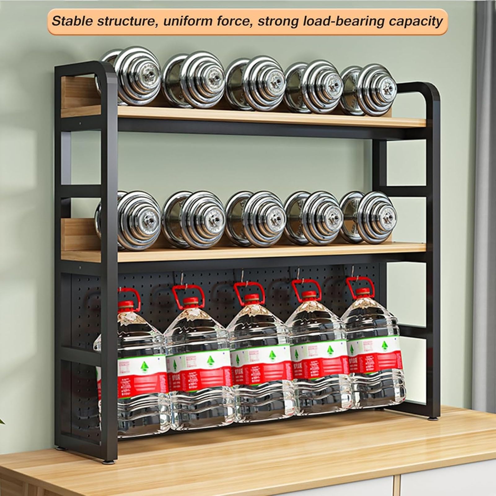 Amazon.co.jp: デスク上置き棚 - コンピュータデスク用2段