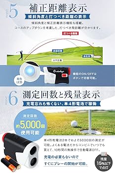 Amazon.co.jp: Gmonkey ゴルフ 距離計 プロのレッスン動画付