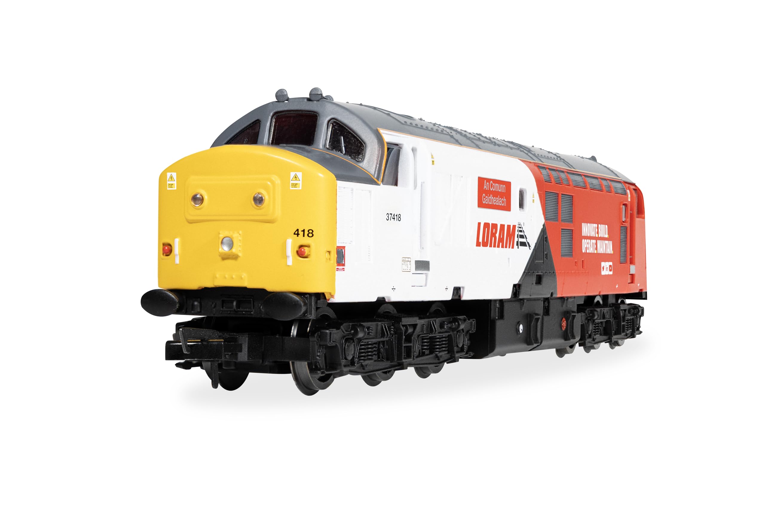Hornby R30436TXS RailRoad - Loram - Class 37 - „An Comunn Gaidhealach” 37418 (z dźwiękiem DCC) Loco Era 11 Model pociągu