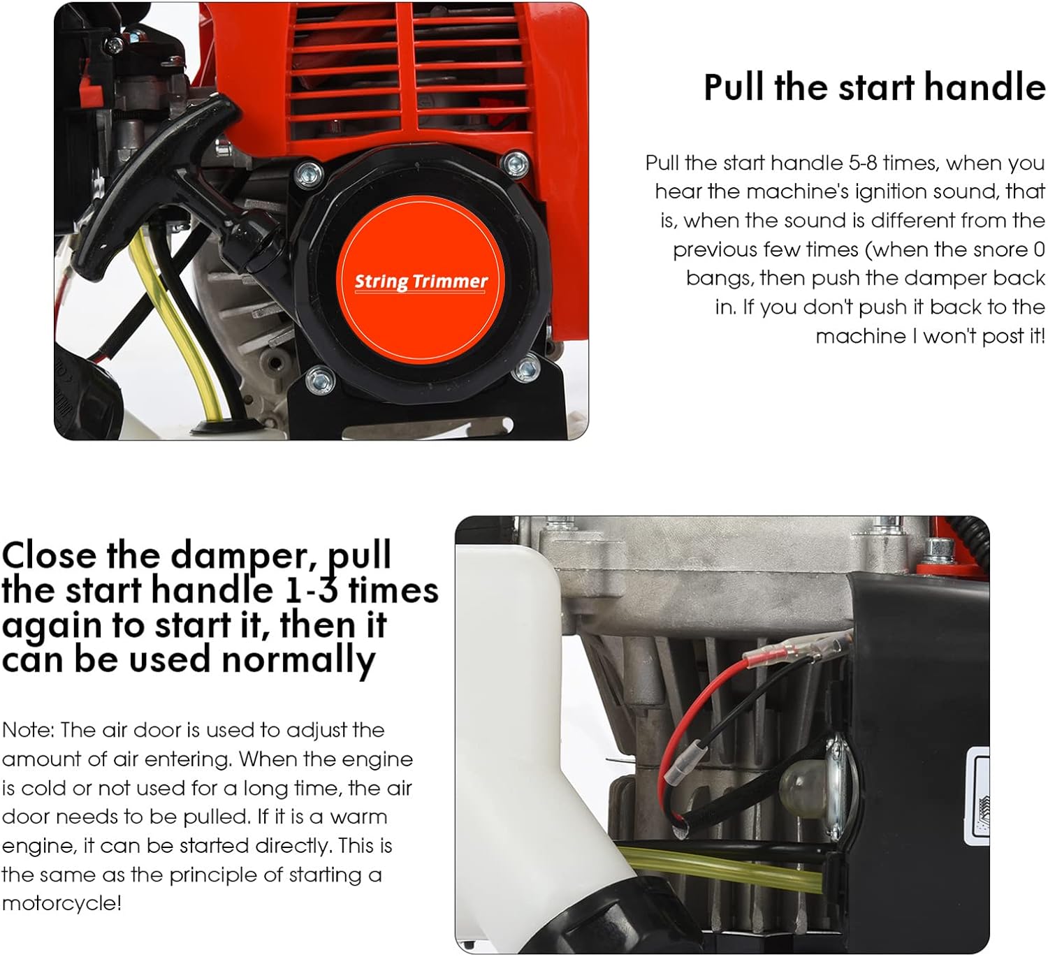 52cc 2 Stroke 5 in 1 Gas Engine Multi Garden Tool, Hedge Trimmer