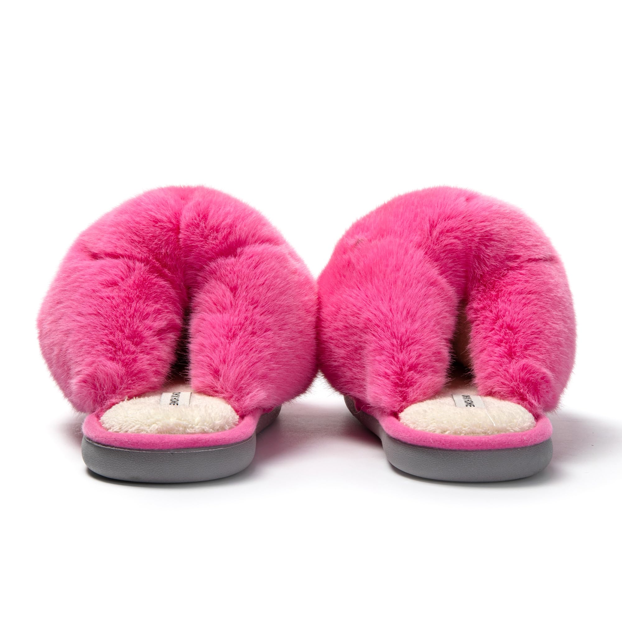 JOMIX Ciabatte Pelose Donna Invernali Pelliccia Sintetica Pantofole Calde