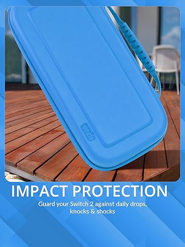 Miniatura 6 de Orzly Case Compatible with Nintendo Switch 2 Protective Travel Carry Case with Screen Padding, Game Card & microSD Slots, Zipped & Open Pockets for