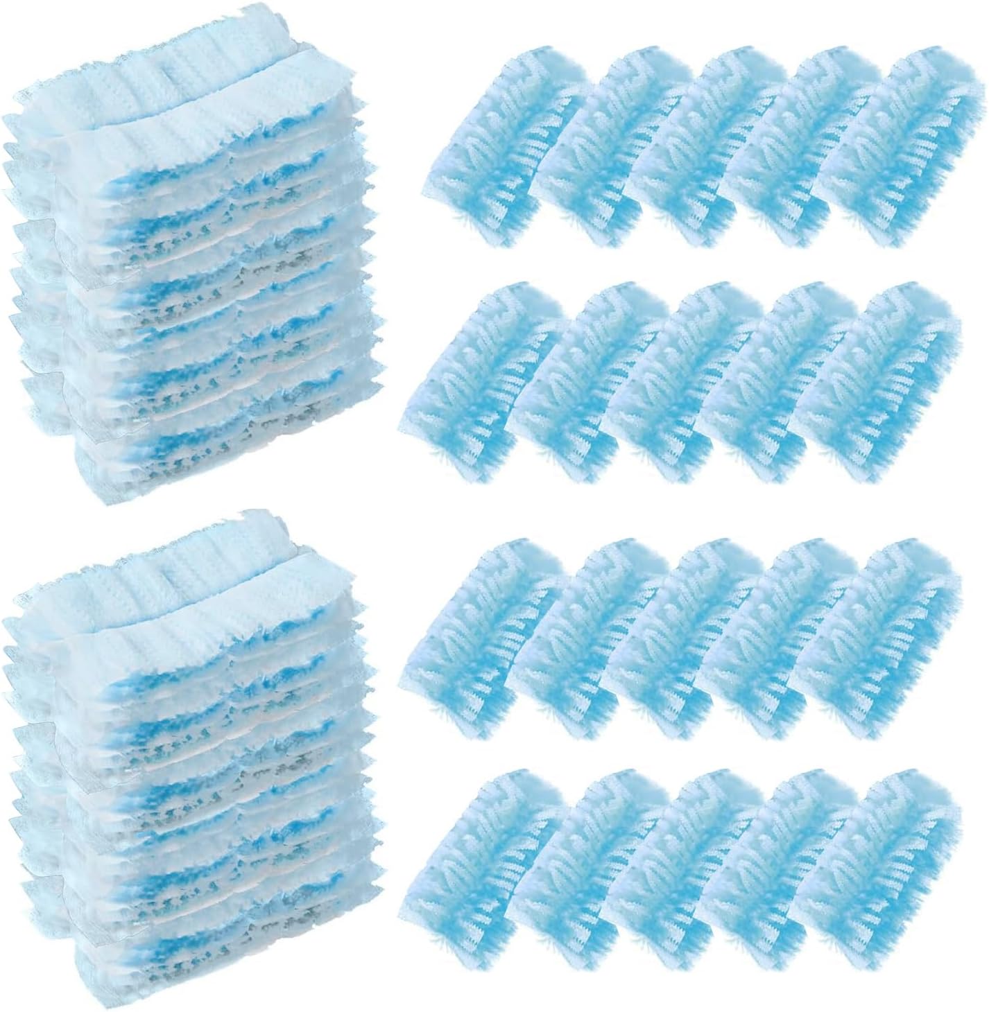 Fluffy Duster Refills,Flash Dust Magnet Refill, Disposable Duster Heads, Hand Duster Refills, 20 Pack,Blue…