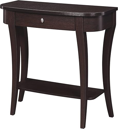 Convenience Concepts Newport - Mesa de consola, color espresso