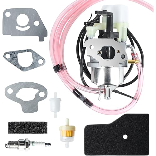 EU2000I Carburetor for Honda EB2000i EU2000i EB2000I EU2000I EB2000IT1 EU2000IK1 EU2000IK1 16100-Z0D-D03 16100-Z0D-D01 Carb with Air Filter Spark Plug Gasket Fuel Line