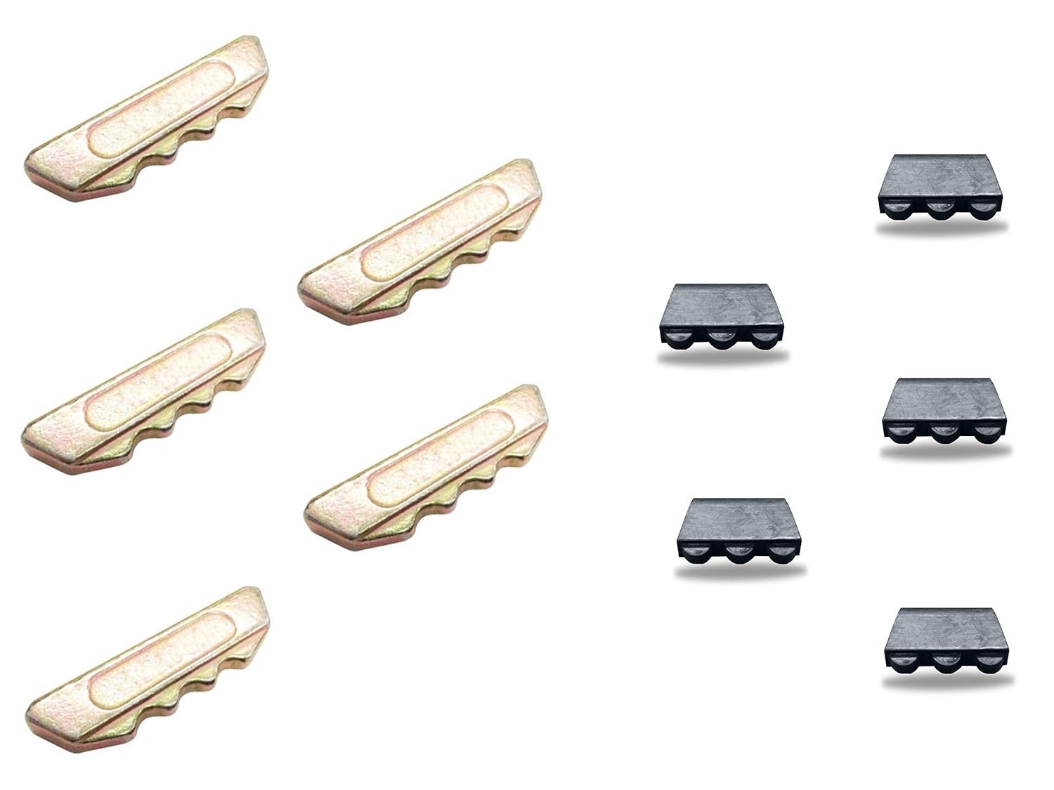 25/30PN Metal Gold Screw Pins (5 Pack) for 25 & 30 Series ESCO Teeth