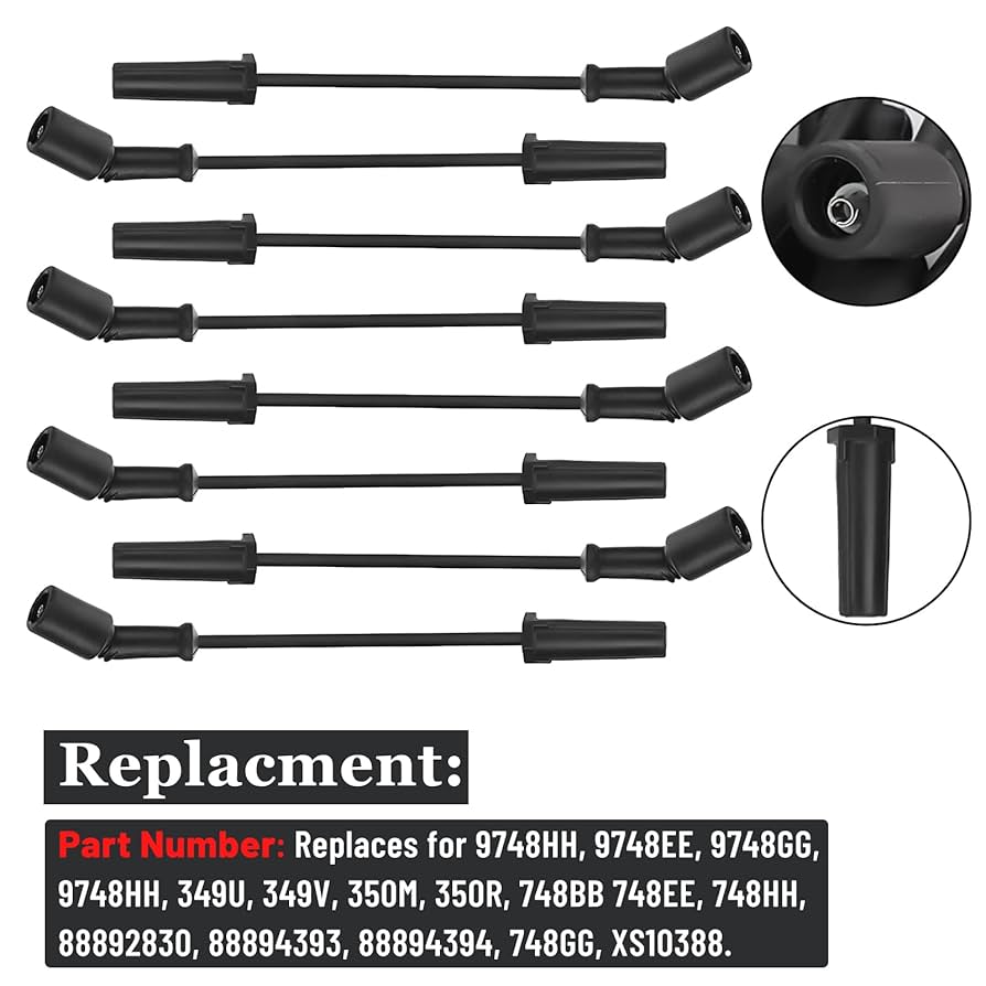 イチエー Amazon.com: HiSport Spark Plug Wire Set WGM48 (7MM) 9748UU