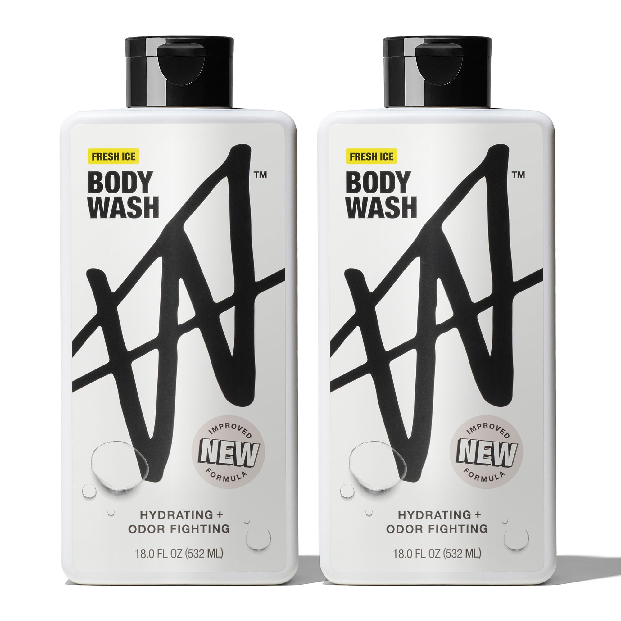 W By Jake Paul Body Wash for Men Odor Fighting Deep Cleaning Shower Gel Hydrating Mens Bodywash Fresh