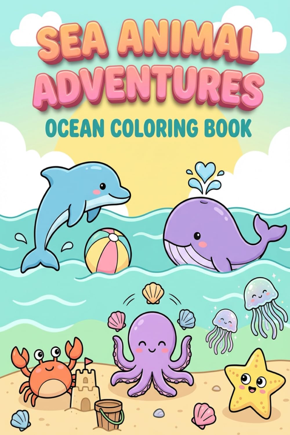 Sea Animal Adventures Ocean Coloring Book