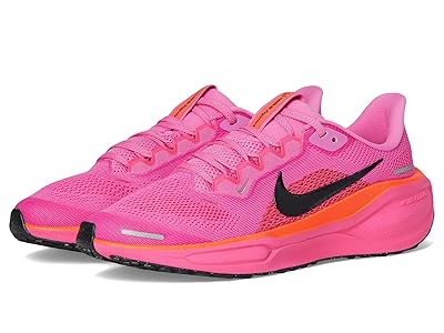 Nike Kids Pegasus 41 (Little Kid/Big Kid) Kids Shoes Playful Pink/Off Noir/Hyper Pink : 3.5 Big Kid M, Synthetic