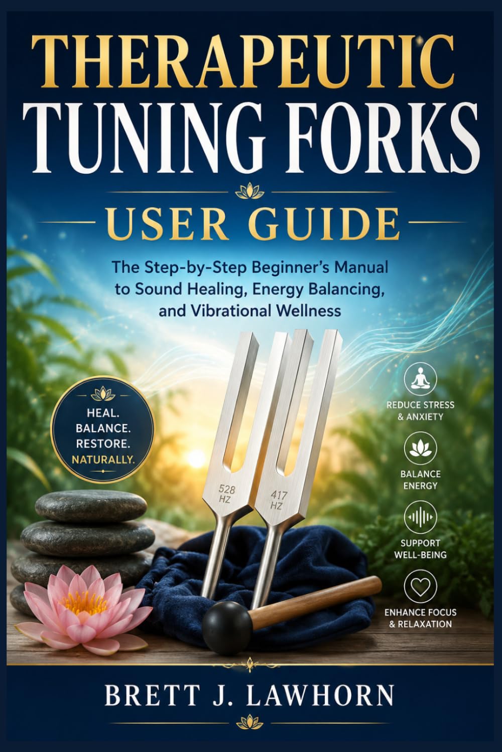 THERAPEUTIC TUNING FORKS USER GUIDE: The Step-by-Step Beginner’s Manual to Sound Healing, Energy Balancing, and Vibrational Wellness