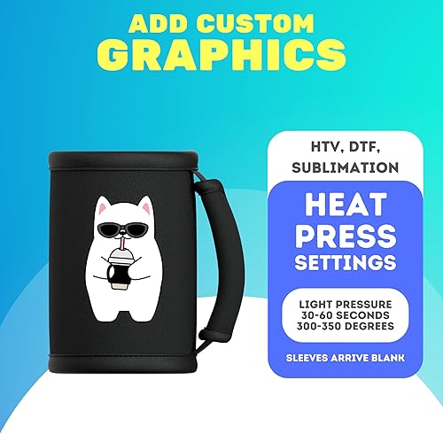 Miniatura 5 de TahoeBay Asa universal para vasos (paquete de 3) se adapta a botellas de agua, latas, aisladores de latas, correa de mango de neopreno en blanco