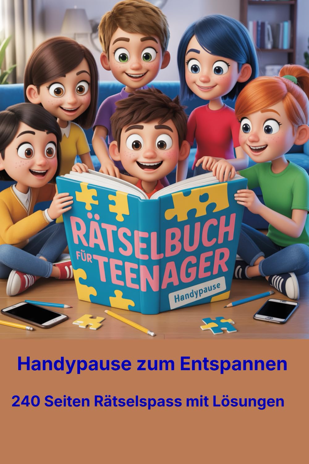 Teenager Rätselbuch: Handypause