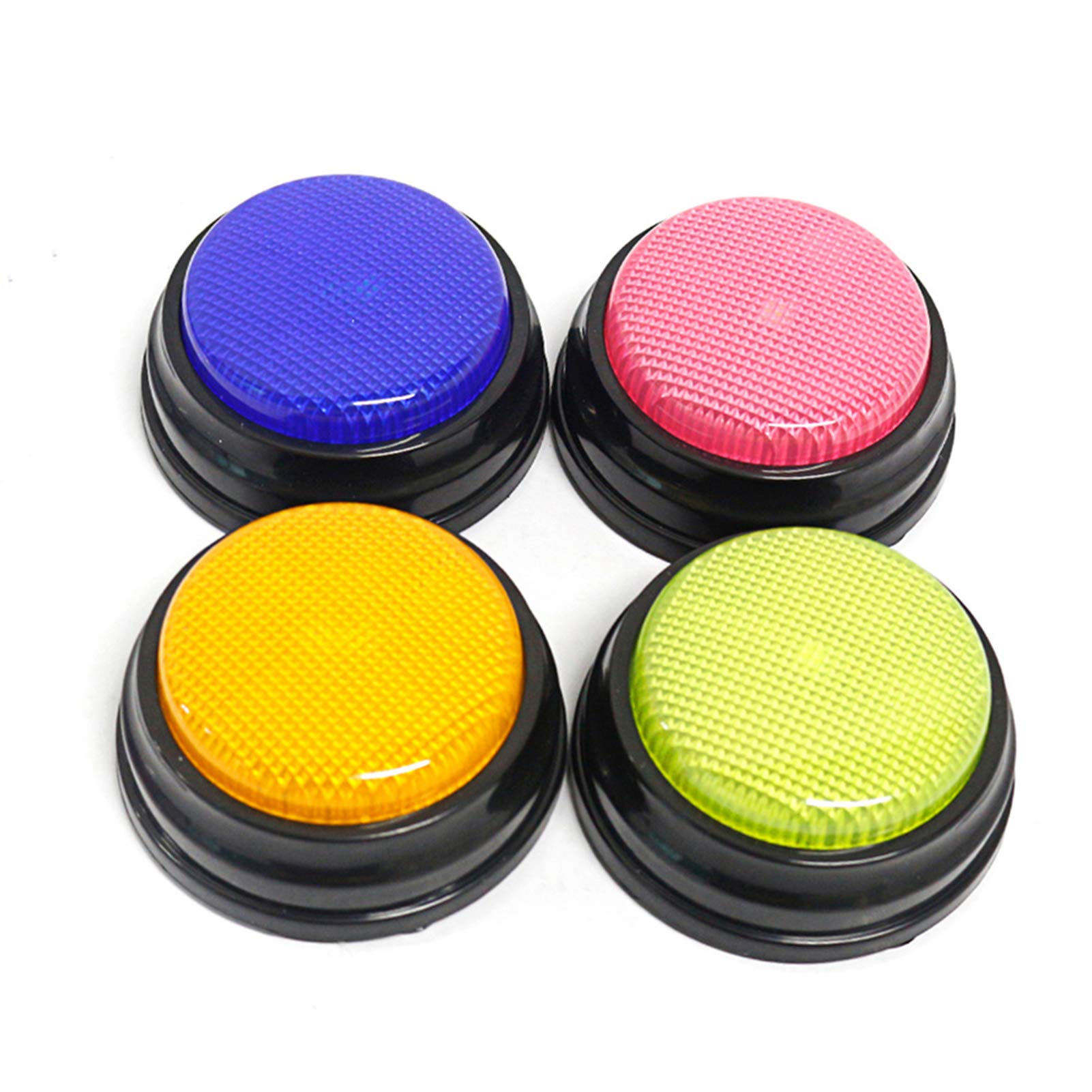 Abarich Kids Recordable Button,Talking Button，Recordable Talking Button with Led Function Resources Buzzers