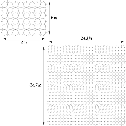 Miniatura 4 de Ley's Paquete de 12 alfombrillas disuasorias para gatos, tapete de interior para gatos, barrera repelente de mascotas con pinchos, disuasorio de