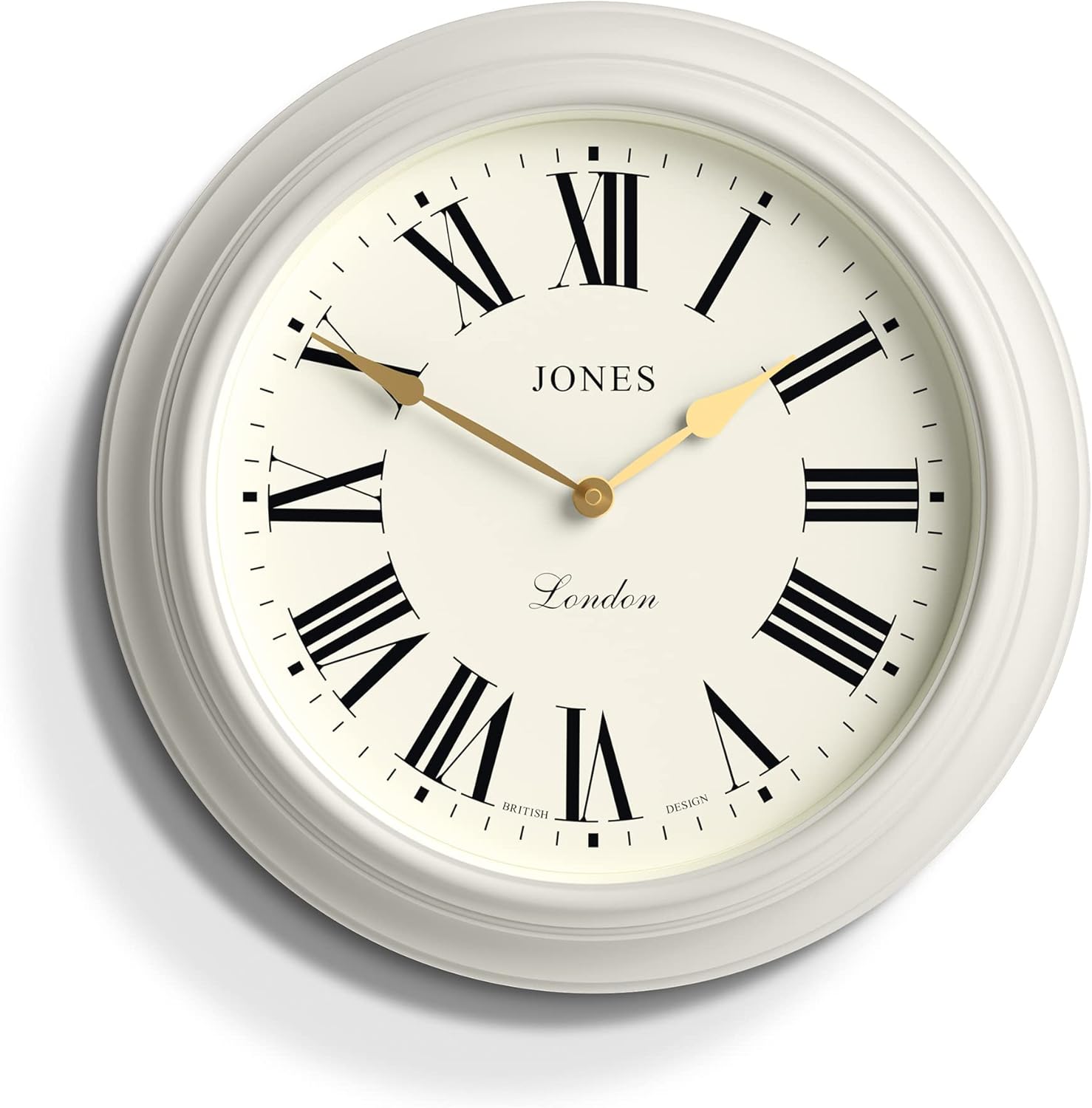 Jones Clocks® Supper Club wall clock Large classic round clock 40cm