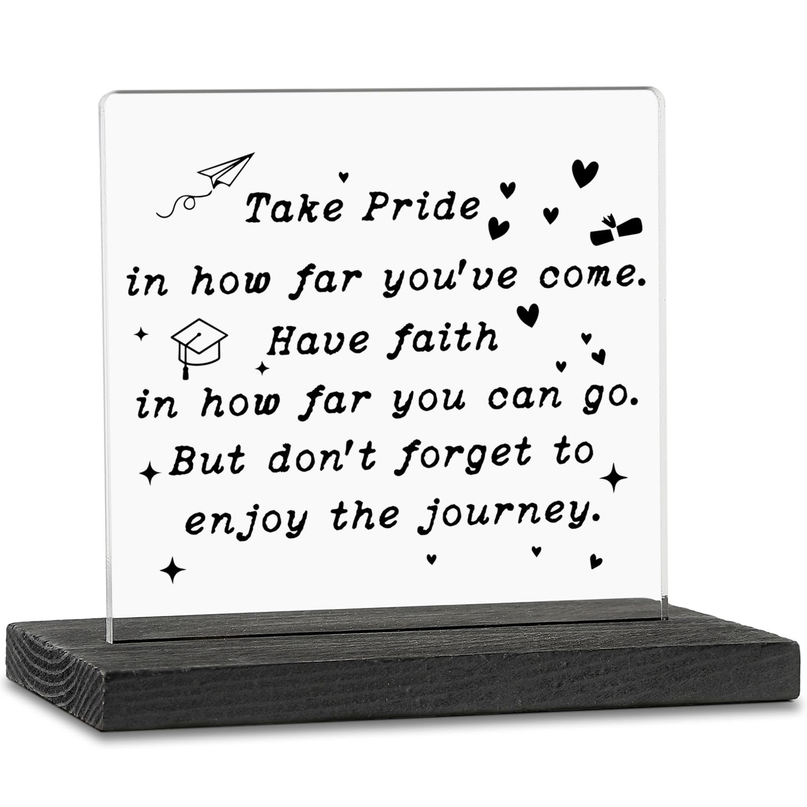 Inspirational Graduation Ideas, Congrats Grad Gift Women, Graduation Quote Sign, Grad Gift for Him, Her, Friends, Women, Graduation Decorations Class