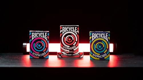 Miniatura 8 de Bicycle Hypnosis Specialty - Cartas de juego de cartas color rojo negro y blanco