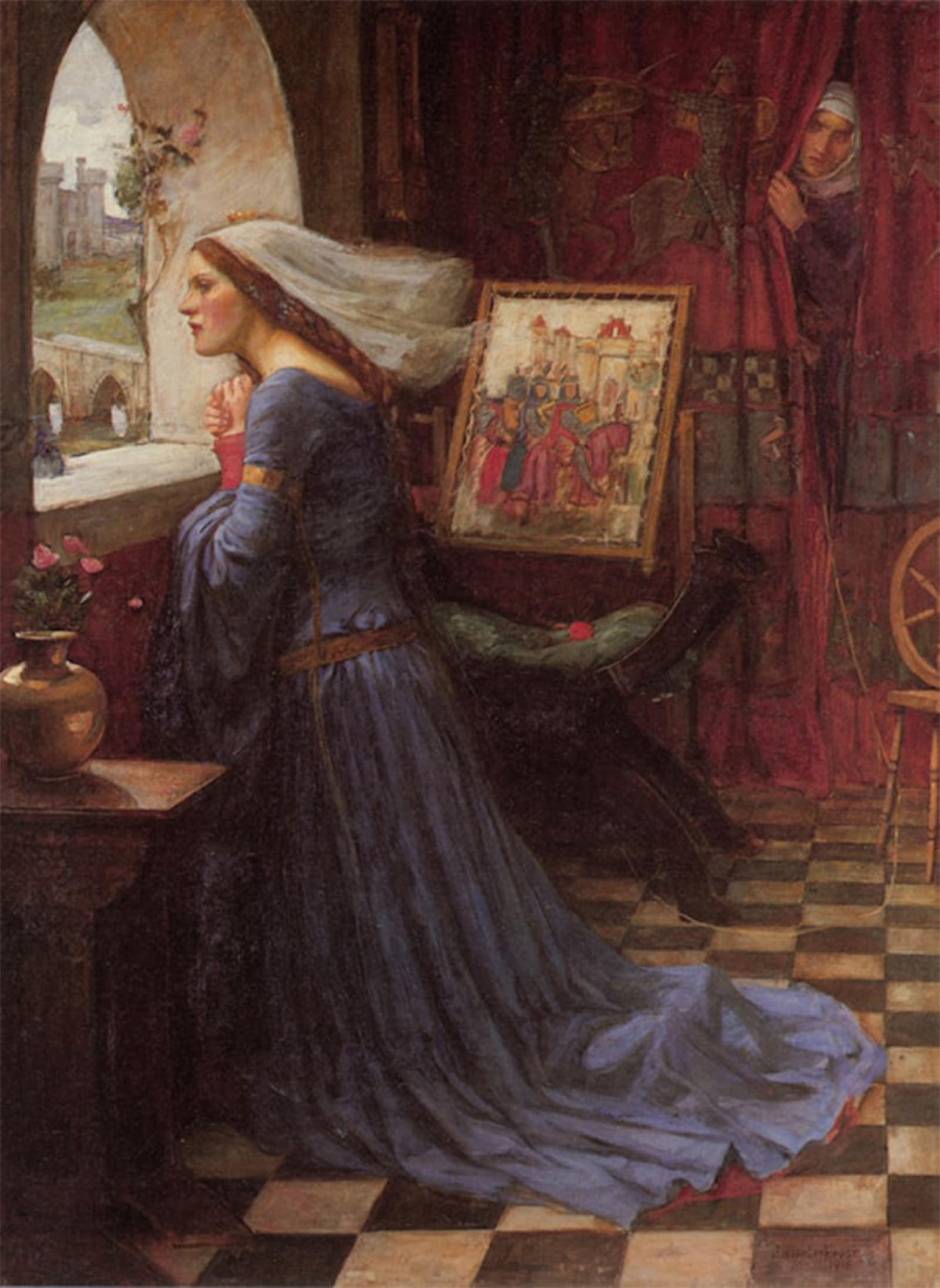 POSTERIIk Vintage Print Pop Art Landscape Artwork Fair Rosamund John William Waterhouse Art Prints for Office Home Decor 60x90cm