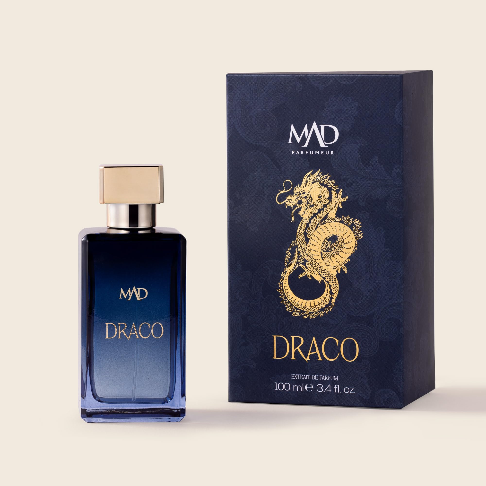 MAD Draco Unisex Parfum Extrait de Parfum 100 ml - Zitrone & Amber & Rose | Ambery
