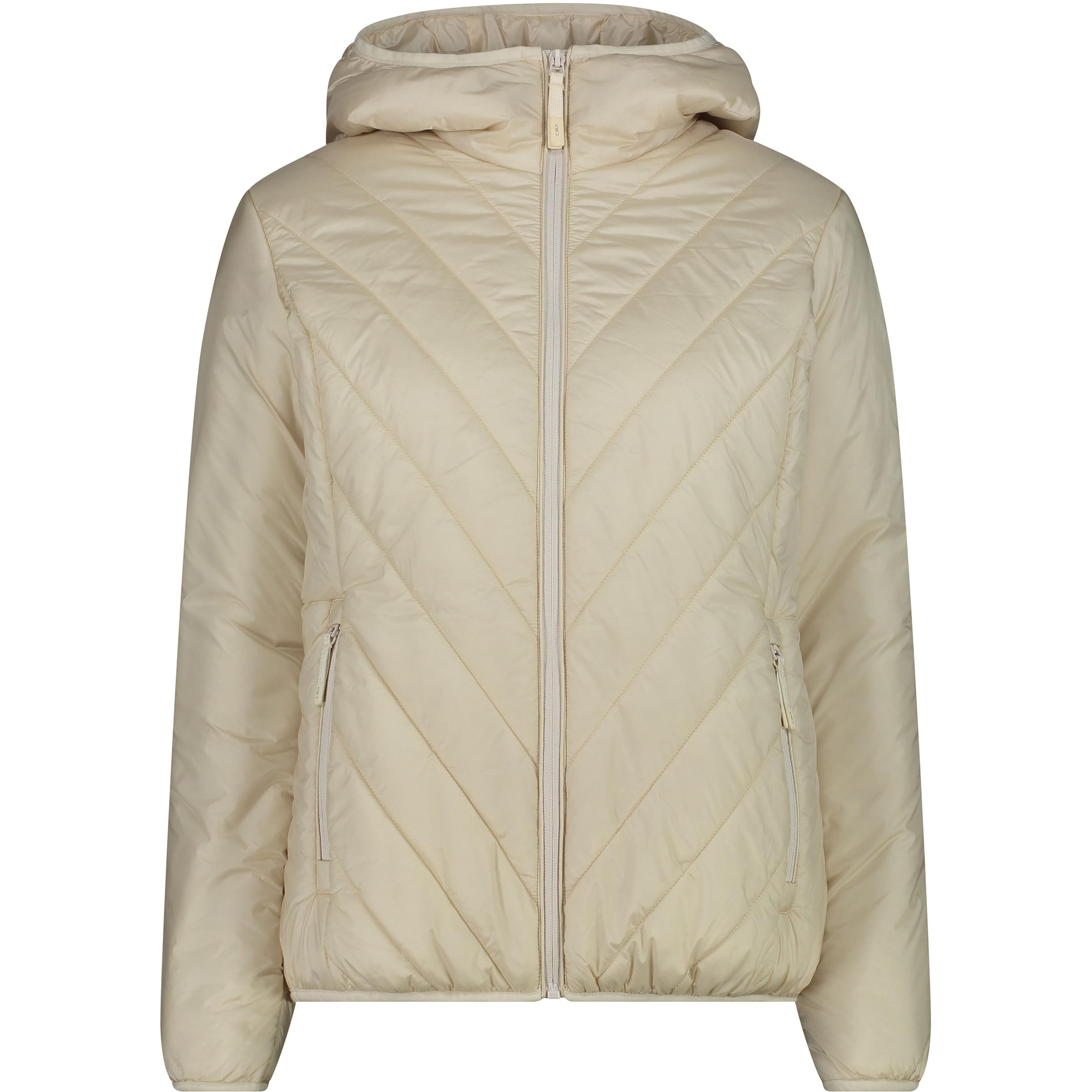 CMP - Women's Nylon Jacket with Fixed Hood, Vanilla, 20